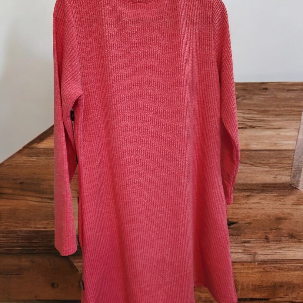 The Courtney Dress By Simply Southern - Pink Medium - Picture 9 of 11
